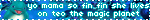 yo mama so fin fin she lives on teo the magic planet